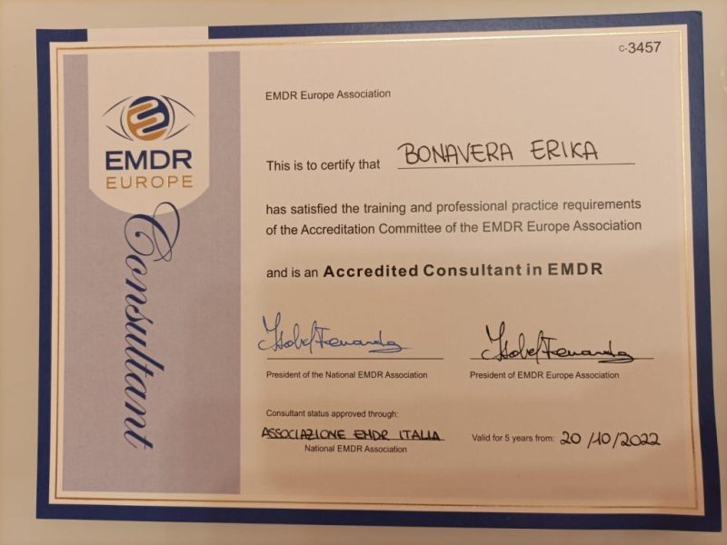 Attestato -Emdr Consultant